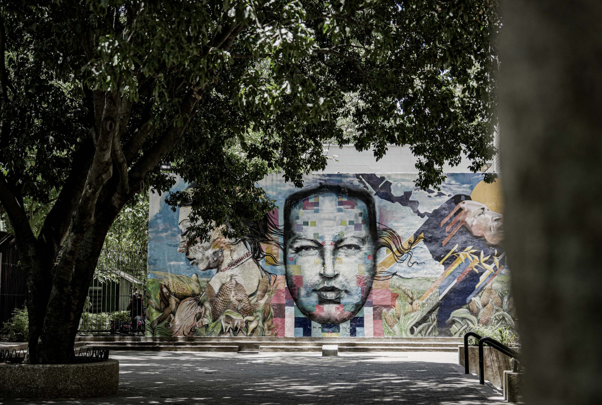 Mural Chavéz. Foto: Fernando Mercado