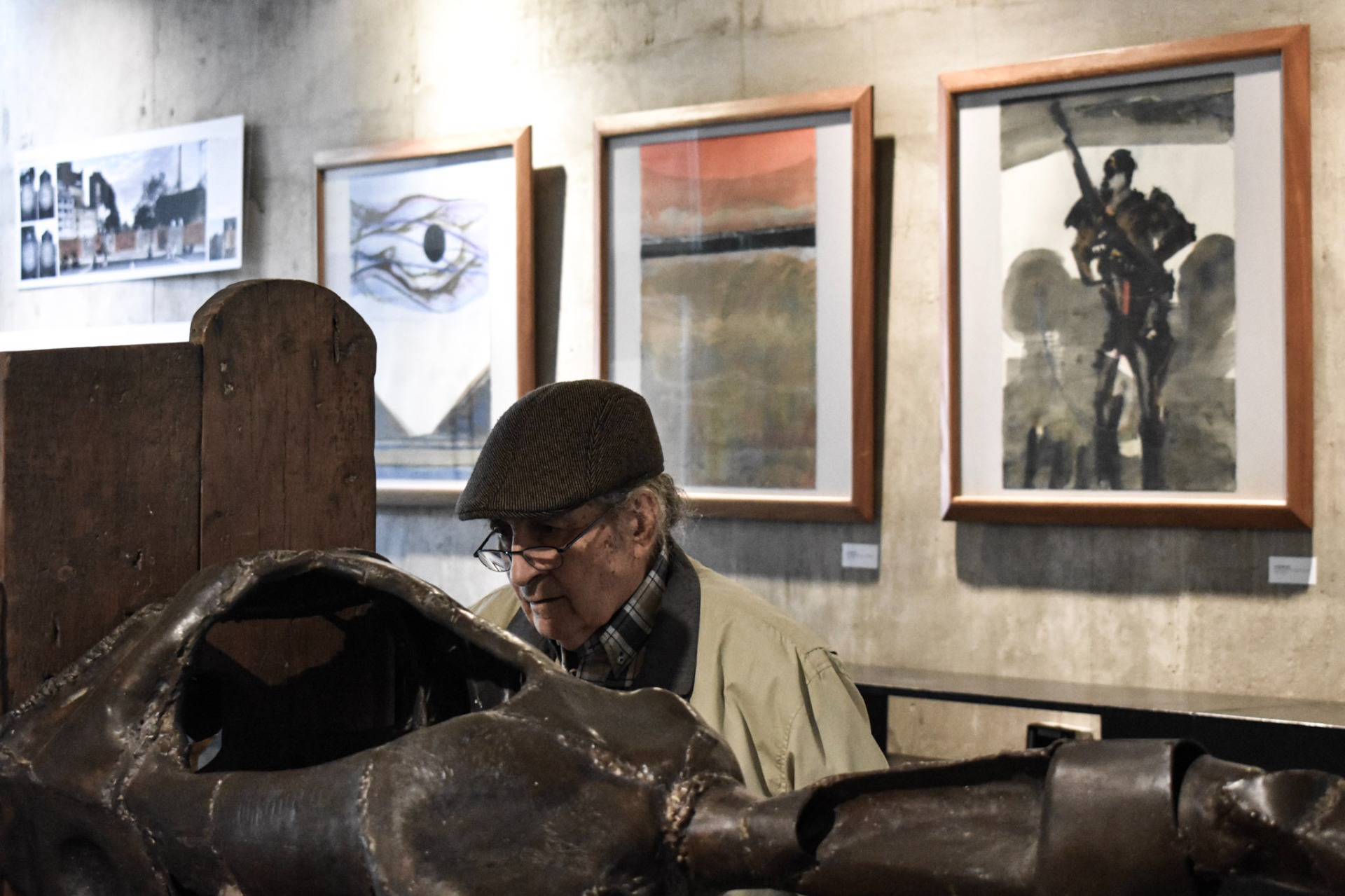 El artista junto a Crepúsculo