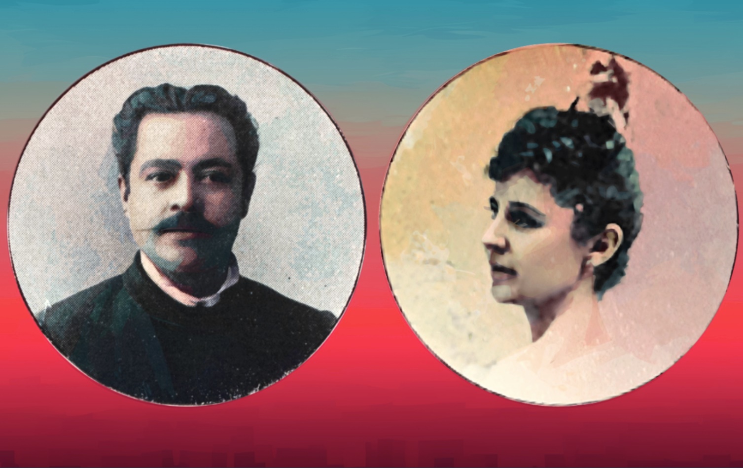 Teódulo Ceballos y Sarah Fergus