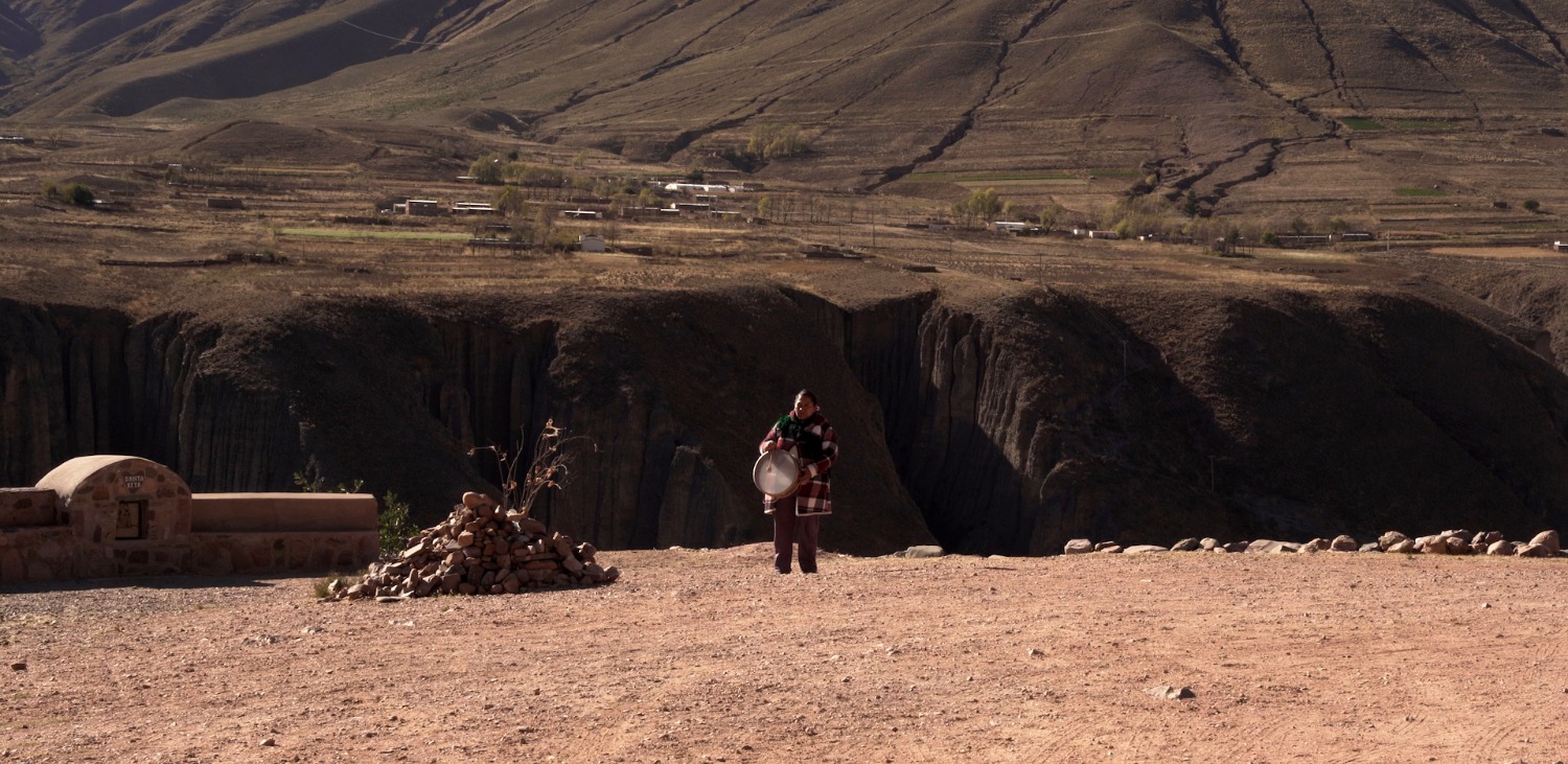 Olga presidente de la comunidad aborigen de Colanzulí, Municipio de Iruya, Salta.