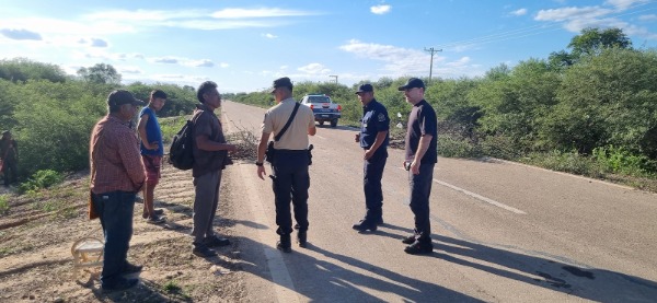 Piquete en la ruta a Santa Victoria del Este